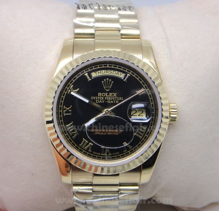 Rolex Day Date President Replica Watch All Gold 36mm